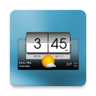 3D flip clock & weather 7.00.6